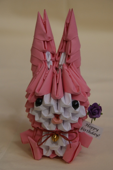 3D Origami rabbit